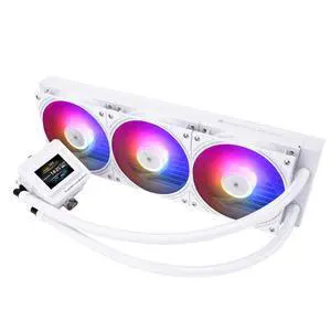 FW360 SE ARGB White CPU AIO Cooler,PC 360 Specification Water Cooler System,IPS LCD Screen with 320 * 240 Resolution,for AM5,Intel LGA1700/1851,CPU Comes with 2-inch LCD Display FW360 SE ARGB White CPU AIO Cooler,PC 360 Specification Water Cooler System,IPS LCD Screen with 320 * 240 Resolution,for AM5,Intel LGA1700/1851,CPU Comes with 2-inch LCD Display
