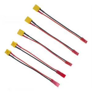 JST to XT30 Adapter XT30U JST Male Female Connector Plug with 20AWG 10CM Silicone Cable Wire for RC FPV Battery Charging JST to XT30 Adapter XT30U JST Male Female Connector Plug with 20AWG 10CM Silicone Cable Wire for RC FPV Battery Charging