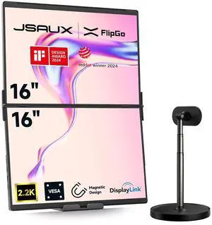 FlipGo Pro 16" Dual Portable Monitors Upgrade Magnetic Stand FlipGo Pro 16" Dual Portable Monitors Upgrade Magnetic Stand