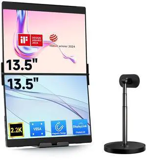 FlipGo Pro 13.5" 2.2K Dual Screen Portable Monitor with Magnetic Stand FlipGo Pro 13.5" 2.2K Dual Screen Portable Monitor with Magnetic Stand