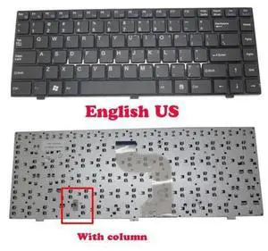 Keyboard For BenQ V41 V41C V43 V46 V1313BGCS1 63411201500040 English US DH1409 V41-DC30B V41-DC30S Black Frame With column Keyboard For BenQ V41 V41C V43 V46 V1313BGCS1 63411201500040 English US DH1409 V41-DC30B V41-DC30S Black Frame With column
