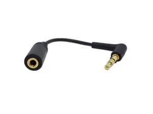 CYDZ 90 Degree Right Angled 3.5mm 3pole Audio Stereo Male to Female Extension Cable CYDZ 90 Degree Right Angled 3.5mm 3pole Audio Stereo Male to Female Extension Cable