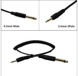 Câbles Audio AUX 3.5mm à 6.35mm, câble mâle à mâle, cordon extensible à 2 pôles Câbles Audio AUX 3.5mm à 6.35mm, câble mâle à mâle, cordon extensible à 2 pôles