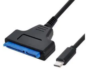USB 3.1 Type C Male to SATA 22 Pin 2.5" Hard Disk Driver SSD Cable Adapter for Laptop USB 3.1 Type C Male to SATA 22 Pin 2.5" Hard Disk Driver SSD Cable Adapter for Laptop