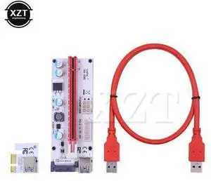 1pcs M.2 NGFF PCI-E X16 extension cable Slot Transfer Card sata 6pin 4pin molex Riser card raiser for Bitcoin mining est 1pcs M.2 NGFF PCI-E X16 extension cable Slot Transfer Card sata 6pin 4pin molex Riser card raiser for Bitcoin mining est