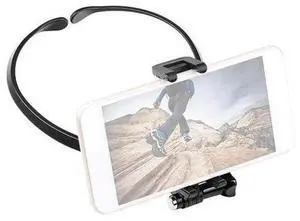 Hands Free Phone Mount Wearable Smartphone Holder for Mobile Phone/Gopro 180 Degree Angle Adjustment for Shooting/ Recording Hands Free Phone Mount Wearable Smartphone Holder for Mobile Phone/Gopro 180 Degree Angle Adjustment for Shooting/ Recording