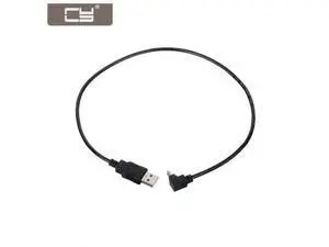 CYDZ Mini USB 2.0 B Type 5pin Male Down Angled 90 Degree to USB Male Data Cable 0.5M CYDZ Mini USB 2.0 B Type 5pin Male Down Angled 90 Degree to USB Male Data Cable 0.5M