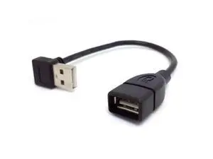 90 Degree Down Angled Type USB 2.0 A Male to USB A Female Cable 20cm 90 Degree Down Angled Type USB 2.0 A Male to USB A Female Cable 20cm