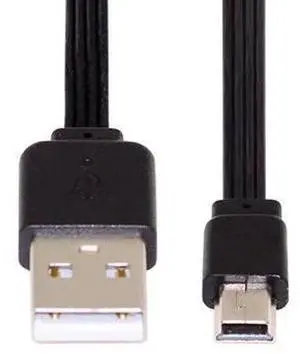 USB 2.0 Type-A Male to 5Pin Mini USB Male Data Flat Slim FPC Cable for FPV & Disk & Phone 13cm USB 2.0 Type-A Male to 5Pin Mini USB Male Data Flat Slim FPC Cable for FPV & Disk & Phone 13cm