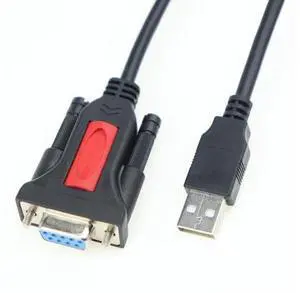 USB to RS232 Adapter with PL2303 Chipset USB 2.0 Male to RS232 Female DB9 Serial Converter Cable 1.5M Supports Windows 10 Mac OS USB to RS232 Adapter with PL2303 Chipset USB 2.0 Male to RS232 Female DB9 Serial Converter Cable 1.5M Supports Windows 10 Mac OS