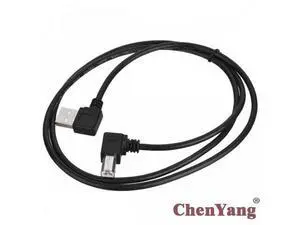B Male Angled 90 Degree Printer to Left Angled USB 2.0 A Male Cable 50cm 100cm B Male Angled 90 Degree Printer to Left Angled USB 2.0 A Male Cable 50cm 100cm