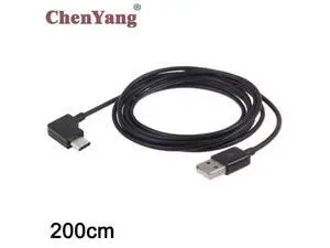 USB 2.0 Male to 90 Degree Right Angled USB 3.1 Type C Male USB-C Cable for Tablet & Mobile Phone 2m USB 2.0 Male to 90 Degree Right Angled USB 3.1 Type C Male USB-C Cable for Tablet & Mobile Phone 2m