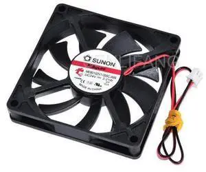 Ventilador de enfriamiento cuadrado de dos cables, para SUNON ME80152V1-000C-A99 DC24V 2,21 W Ventilador de enfriamiento cuadrado de dos cables, para SUNON ME80152V1-000C-A99 DC24V 2,21 W