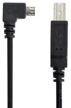 Right Angled 90 Degree Micro USB OTG to Standard B Type Printer Scanner Hard Disk Cable 30cm Right Angled 90 Degree Micro USB OTG to Standard B Type Printer Scanner Hard Disk Cable 30cm