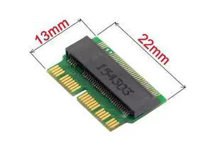 Chenyang 12+16Pin 2014 2015 Mac to M.2 NGFF M-Key AHCI SSD Convert Card for A1465 A1466 A1493 A1502 Chenyang 12+16Pin 2014 2015 Mac to M.2 NGFF M-Key AHCI SSD Convert Card for A1465 A1466 A1493 A1502
