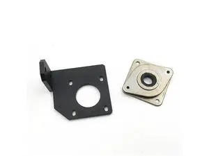 funssor Creality CR-10/CR-10S 3D printer aluminum Y stepper motor reinforcement mount plate and damper funssor Creality CR-10/CR-10S 3D printer aluminum Y stepper motor reinforcement mount plate and damper