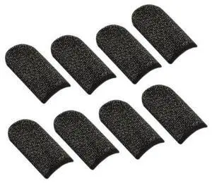 Professional Gaming Finger Cot 18-Pin Black Black Border Copper Fiber Anti-Sweat and Non-Slip Competitive Version 8Pcs Professional Gaming Finger Cot 18-Pin Black Black Border Copper Fiber Anti-Sweat and Non-Slip Competitive Version 8Pcs