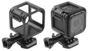 Frame Housing with Flash Mount Base for Bicycles Low Profile Frame Mount Protective Housing Case Cover for Gopro Hero 4 5 Frame Housing with Flash Mount Base for Bicycles Low Profile Frame Mount Protective Housing Case Cover for Gopro Hero 4 5