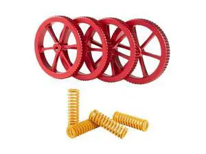 CREALITY 3D Printer Accessories 4Pcs/Lot Large Red Hand Twist Leveling Nut+4 Pcs Spring For CREALITY 3D Printer CREALITY 3D Printer Accessories 4Pcs/Lot Large Red Hand Twist Leveling Nut+4 Pcs Spring For CREALITY 3D Printer