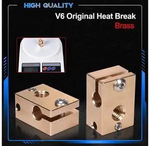 High Temperature V6 Heater Block Brass for E3D V6 copper hotend 3D Printer Parts Hardened Steel Heat Block Nozzle Titan extrude High Temperature V6 Heater Block Brass for E3D V6 copper hotend 3D Printer Parts Hardened Steel Heat Block Nozzle Titan extrude