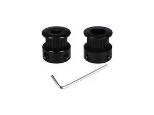 BIQU Latest GT2 Black Color Aluminum Timing Belt pulley 20 teeth for 3D printer GT2-6mm Width Timing Belt RepRap 3D Printer BIQU Latest GT2 Black Color Aluminum Timing Belt pulley 20 teeth for 3D printer GT2-6mm Width Timing Belt RepRap 3D Printer