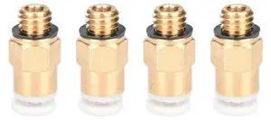 3D Printer Parts Pneumatic Fittings Connector One-touch 4*2 mm M6 thread for 1.75 mm filament for Reprap bowden extruder 3D Printer Parts Pneumatic Fittings Connector One-touch 4*2 mm M6 thread for 1.75 mm filament for Reprap bowden extruder