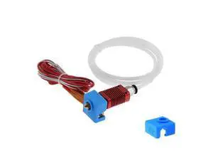 Funssor Creality CR-10/Ender hotend kit for Creality CR-10S 3D printer MK10 extrusion PTFE tube 0.4mm nozzle with silicone sock Funssor Creality CR-10/Ender hotend kit for Creality CR-10S 3D printer MK10 extrusion PTFE tube 0.4mm nozzle with silicone sock