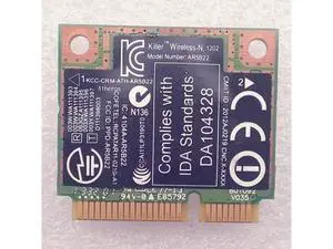Bigfoot Killer N-1202 AR5B22 802.11a/b/g/n WiFi & Bluetooth 4.0 Card,CN-0CTJ7G Bigfoot Killer N-1202 AR5B22 802.11a/b/g/n WiFi & Bluetooth 4.0 Card,CN-0CTJ7G