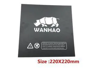 1pc 220/214/200mm black Heated bed For Wanhao i3 Anet A8 A6 3D Printer Sticker Build Sheet build plate tape with 3M Backing 1pc 220/214/200mm black Heated bed For Wanhao i3 Anet A8 A6 3D Printer Sticker Build Sheet build plate tape with 3M Backing