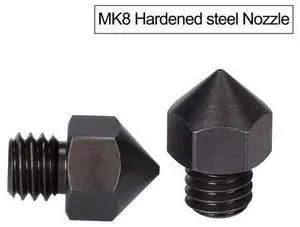 MK8 Hardened steel Nozzle 0.2mm 0.4mm 0.6mm 0.8mm 3D Printers Parts Extruder Threaded 1.75mm Filament For J-Head Hotend Extruder MK8 Hardened steel Nozzle 0.2mm 0.4mm 0.6mm 0.8mm 3D Printers Parts Extruder Threaded 1.75mm Filament For J-Head Hotend Extruder