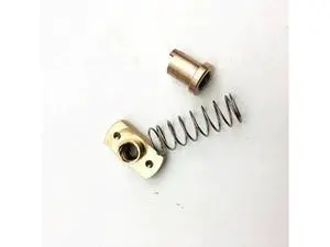 1pcs*anti-back lash TR8 lead screw brass nut for upgrade CR-10/Tornado and clone 3D printer anti backlash Spring Loaded nut 1pcs*anti-back lash TR8 lead screw brass nut for upgrade CR-10/Tornado and clone 3D printer anti backlash Spring Loaded nut