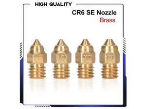 CR6 SE Nozzle 0.4MM 1.75MM M6 Thread 3D Printer Parts For CR6-SE Hotend Ender 3 Serier Extruder Upgrade Kits CR6 SE Nozzle 0.4MM 1.75MM M6 Thread 3D Printer Parts For CR6-SE Hotend Ender 3 Serier Extruder Upgrade Kits
