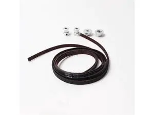 Prusa i3 MK2S/MK3 3d printer pulley, 2GT teeth pulley, X/Y axis timing belt GATES-LL-2GT synchronous belt GT2 Width 6MM Prusa i3 MK2S/MK3 3d printer pulley, 2GT teeth pulley, X/Y axis timing belt GATES-LL-2GT synchronous belt GT2 Width 6MM