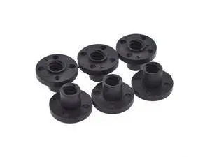 Funssor 5 Pcs Black TR8 Lead Screw POM nut TR8x2/TR8x4/TR8x8 Trapezoidal Screw Nuts Delrin Nuts 8mm Funssor 5 Pcs Black TR8 Lead Screw POM nut TR8x2/TR8x4/TR8x8 Trapezoidal Screw Nuts Delrin Nuts 8mm