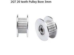 3D printer 2GT 20 teeth wheel Perlin passive idler pulley wheel GT2 Pulley 16/20 Without Teeth Teeth Timing Gear 3D Printers 3D printer 2GT 20 teeth wheel Perlin passive idler pulley wheel GT2 Pulley 16/20 Without Teeth Teeth Timing Gear 3D Printers