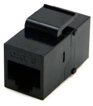 CYDZ UTP CAT6 Keystone Coupler RJ45 Female to Female UTP CAT6 Keystone inline Coupler Black CYDZ UTP CAT6 Keystone Coupler RJ45 Female to Female UTP CAT6 Keystone inline Coupler Black