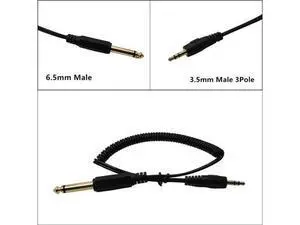Adaptateur Audio stéréo plaqué or, 1 pièce, Jack mâle 6.35mm 1/4 "à prise mâle 3.5mm, 3 pôles, convertisseur, câble extensible Adaptateur Audio stéréo plaqué or, 1 pièce, Jack mâle 6.35mm 1/4 "à prise mâle 3.5mm, 3 pôles, convertisseur, câble extensible