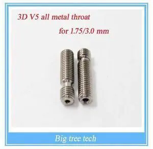 10PCS Stainless Steel 3D V5 all metal Heat Break Hotend Throat for 1.75 mm 3.00mm Filament 3d Printer ! 10PCS Stainless Steel 3D V5 all metal Heat Break Hotend Throat for 1.75 mm 3.00mm Filament 3d Printer !