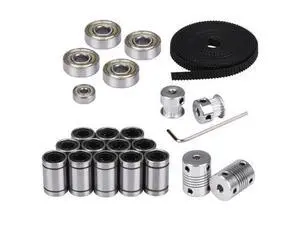 3D printer parts GT2 Belt reprap movement kit GT2 belt pulley gear 608ZZ bearing LM8UU 624ZZ bearing 3D printer part 3D printer parts GT2 Belt reprap movement kit GT2 belt pulley gear 608ZZ bearing LM8UU 624ZZ bearing 3D printer part