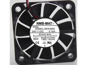 Para NMB-MAT 2004KL-05W-B50 MQ1 24V DC 0.10A 50X50X10mm servidor ventilador Para NMB-MAT 2004KL-05W-B50 MQ1 24V DC 0.10A 50X50X10mm servidor ventilador