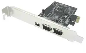 Carte d'extension firewire 3 ports PCIe, pour ordinateur de bureau, adaptateur 2x6 broches et 1 x 4, 1394A, PCI Express vers IEEE, Carte d'extension firewire 3 ports PCIe, pour ordinateur de bureau, adaptateur 2x6 broches et 1 x 4, 1394A, PCI Express vers IEEE,
