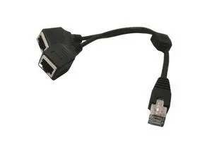 Câble de réseau Ethernet LAN avec 1 prise mâle vers 2 femelles, adaptateur Y facile et stable, RJ45, transmission en Cat5e, Cat5, Cat6 Câble de réseau Ethernet LAN avec 1 prise mâle vers 2 femelles, adaptateur Y facile et stable, RJ45, transmission en Cat5e, Cat5, Cat6