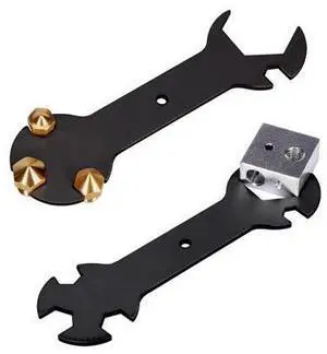 3D Nozzle Wrench 5 IN 1 Wrench Stay 5.7mm to 20.2mm Steel Spanner Wrench Flat 3D Printer Parts For MK8 MK10 V6 Nozzle Heat Block 3D Nozzle Wrench 5 IN 1 Wrench Stay 5.7mm to 20.2mm Steel Spanner Wrench Flat 3D Printer Parts For MK8 MK10 V6 Nozzle Heat Block