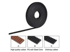2/5meter GT2-6mm Open Timing Belt Width 6mm 10mm GT2 belt PU With Steel Core Belt 2GT Timing Belt For Reprap 3D Printer Parts 2/5meter GT2-6mm Open Timing Belt Width 6mm 10mm GT2 belt PU With Steel Core Belt 2GT Timing Belt For Reprap 3D Printer Parts