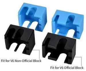 Bigtreetech V6 Silicone Socks Support V6 Block for J-head 1.75/3.0mm Bowden& direct Extruder RepRap 3D printer parts Bigtreetech V6 Silicone Socks Support V6 Block for J-head 1.75/3.0mm Bowden& direct Extruder RepRap 3D printer parts