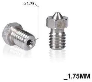 3D Printer Parts V6 V5 Nozzle Stainless Steel Nozzle M6 Screw Thearded 0.25mm/0.4mm/0.8mm for 1.75/3.0 J-head hotend Extruder 3D Printer Parts V6 V5 Nozzle Stainless Steel Nozzle M6 Screw Thearded 0.25mm/0.4mm/0.8mm for 1.75/3.0 J-head hotend Extruder