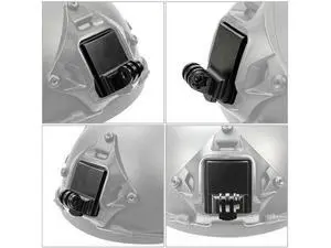 Metal Action Camera Helmet Holder Quick Release Fixing Mount Clip for Gopro Hero Metal Action Camera Helmet Holder Quick Release Fixing Mount Clip for Gopro Hero