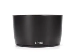 ET-65III Dedicated Camera Lens Hood Shade for Canon EF 85mm f/1.8 USM & EF 100mm f/2.0 ET-65III Dedicated Camera Lens Hood Shade for Canon EF 85mm f/1.8 USM & EF 100mm f/2.0