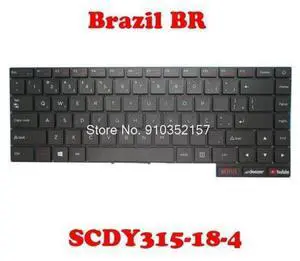 Laptop BR Layout Keyboard For POSITIVO SCDY315-18-4 Compatible SCDY315-18-2 Brazil BR NO Frame Laptop BR Layout Keyboard For POSITIVO SCDY315-18-4 Compatible SCDY315-18-2 Brazil BR NO Frame