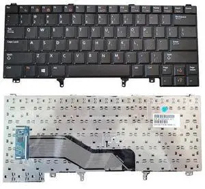 US Layout Replacement Keyboard Without Backlit Compatible with Dell Latitude E5420 E5430 E6220 E6320 E6330 E6420 E6430 E6440 US Layout Replacement Keyboard Without Backlit Compatible with Dell Latitude E5420 E5430 E6220 E6320 E6330 E6420 E6430 E6440